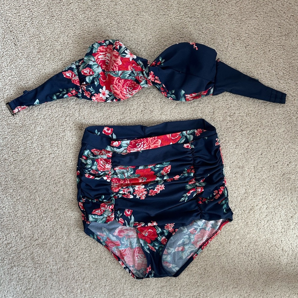 COCOSHIP High Waisted Bikini Set